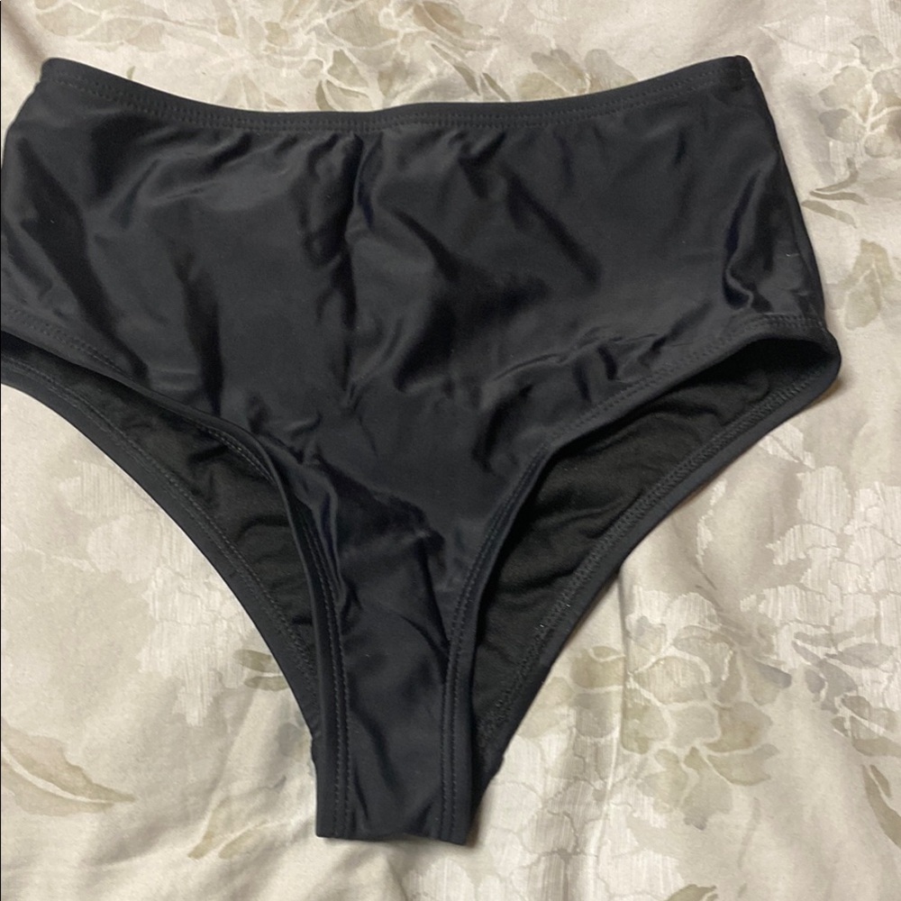 Fashion Nova Black High-Waisted Panties